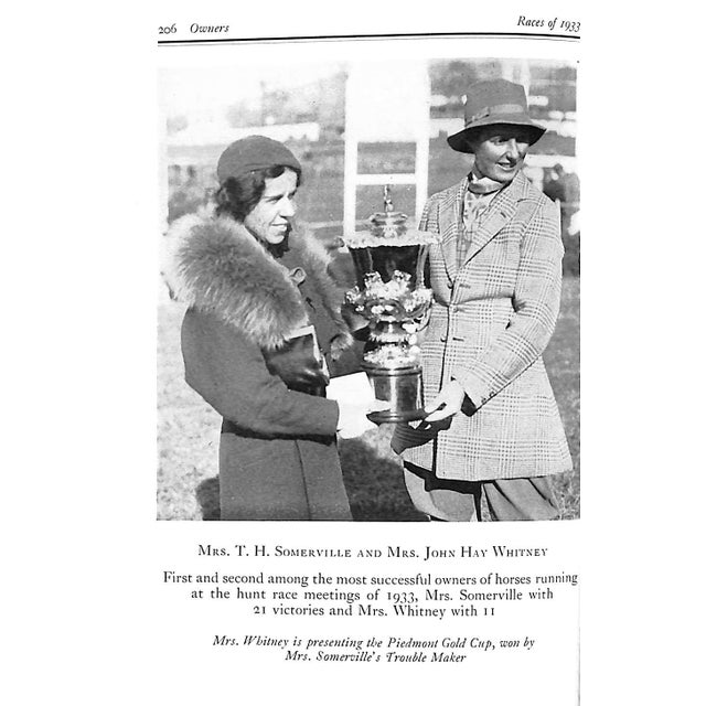 "Record of Hunt Race Meetings in America Volume Iii, Races of 1933" Vischer, Peter [Editor, Polo] For Sale - Image 12 of 12