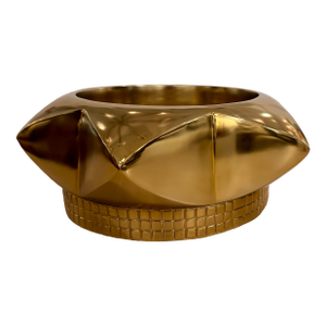 John Richard Modern Brass Star Giza Bowl
