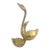 MCM Pair of Brass Swans For Sale