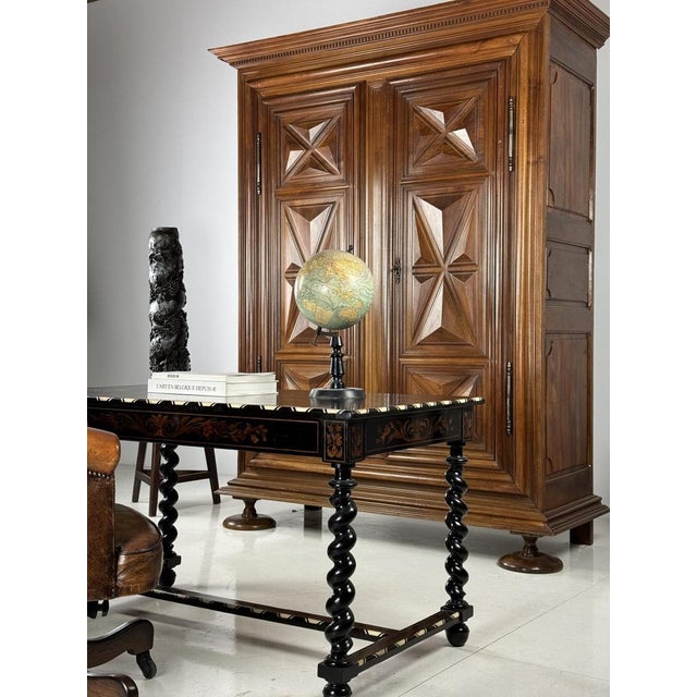 Gigantic cabinet / wardrobe / bookcase. Originally from Burgundy in France. Unbelievable how modern geometric design the...