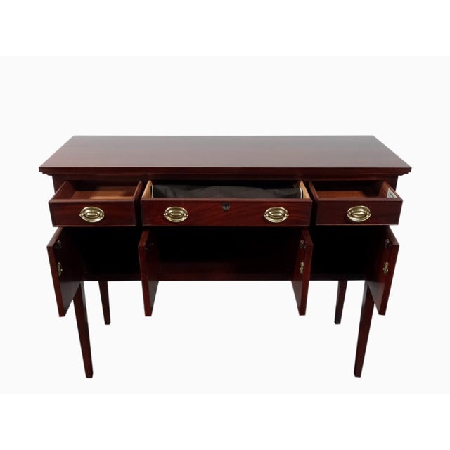 Craftique "Harvey" Solid Mahogany Huntboard / Sideboard Chairish