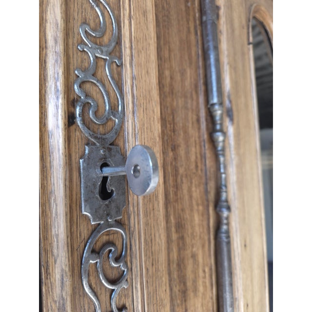 Monumental 1800s Antique French European Oak Vaissalier Hutch For Sale - Image 12 of 18