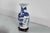 Wood Asian Blue and White Porcelain Vase, 1880 For Sale - Image 7 of 16