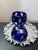 1980s 1980s Exquisite Godinger Cobalt Blue Crystal Egg Trinket Holder From Hungary For Sale - Image 5 of 7