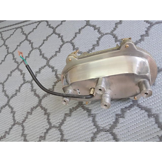 Silver Vintage Industrial Bulkhead Wall Ceiling Marine Ship Lights, 1970s, Set of 5 For Sale - Image 8 of 14