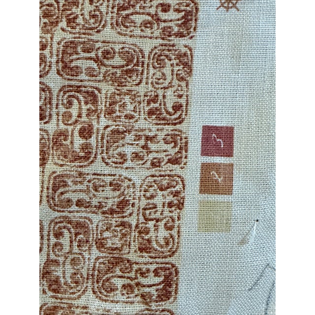 Textile Kerry Joyce Textiles 6 Yards Linen Print - Daya Fabric Carnelian / 1043-05 / For Sale - Image 7 of 7