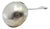 Silver Soup Ladle with Crimped and Embossed Handle For Sale