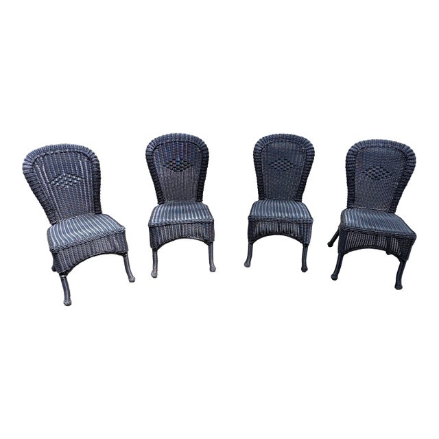 Summer Classic Outdoor Side Chairs, 4 Pieces For Sale