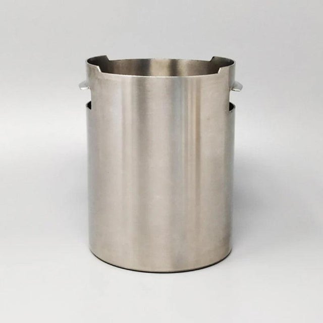 Silver Ice Bucket by Gio Ponti for Fratelli Calderoni, 1970s For Sale - Image 8 of 8