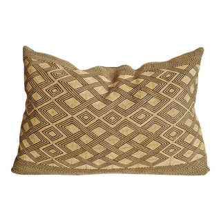 Kuba Grass Textile Pillow For Sale