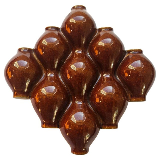 Mid-Century Ceramic Wall Vase, 1970s For Sale - Image 13 of 13