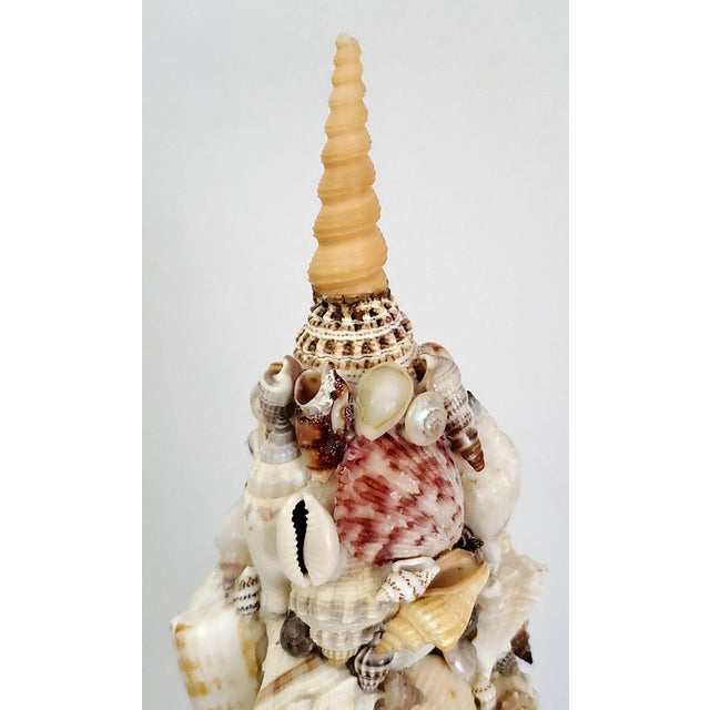 1960s Sculpture Topiary Seashell Shell Christmas Tree For Sale - Image 5 of 13