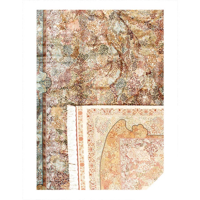 Traditional Pasargad DC Exquisite Design Paris Palace Fine Power Loom V.Silk Rug For Sale - Image 3 of 3