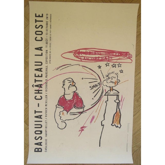 Jean-Michel BASQUIAT (1960-1988) Château Lacoste - France Original exhibition poster - 2019 Dimensions: 97.5 x 68 cm very...