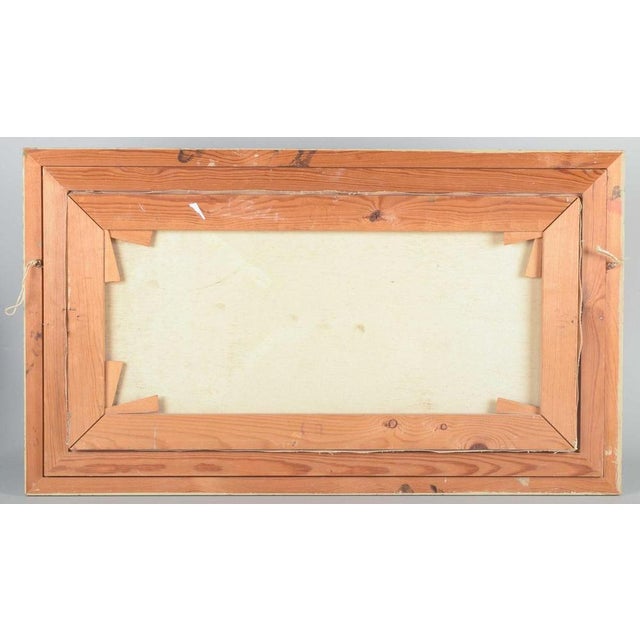 Swedish Artist, Composition with Woman's Face, 1950s-1960s, Oil on Canvas For Sale - Image 4 of 5