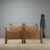 Two single beds from the 1960s in the style of Luigi Caccia Dominioni, crafted in wood with a natural finish that...