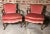 Set of Mid-Century English Oak and Pink Velvet Lounge Chairs For Sale - Image 13 of 13