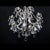 1950s Maria Teresa Chandelier with 8 Lights in Bohemian Crystal, 1950s For Sale - Image 5 of 11