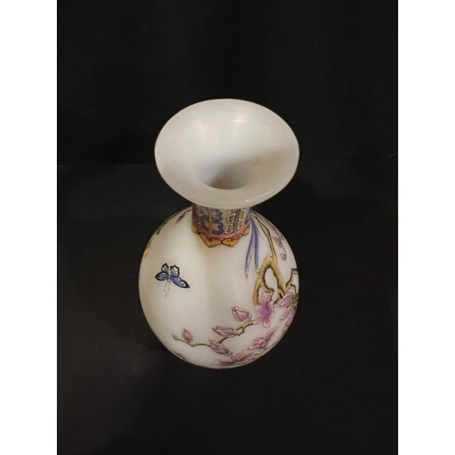 2010s Shanghai Micro Painted Vase For Sale - Image 5 of 6