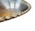 Metal 56” Large Oval Etched Brass Hammered Tray With Scalloped Edge For Sale - Image 7 of 12