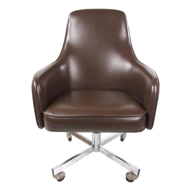 1970s Vintage Swivel Desk Chair by Jansko For Sale