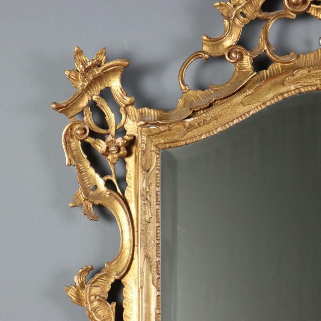 Baroque Style Giltwood Mirror For Sale - Image 5 of 10