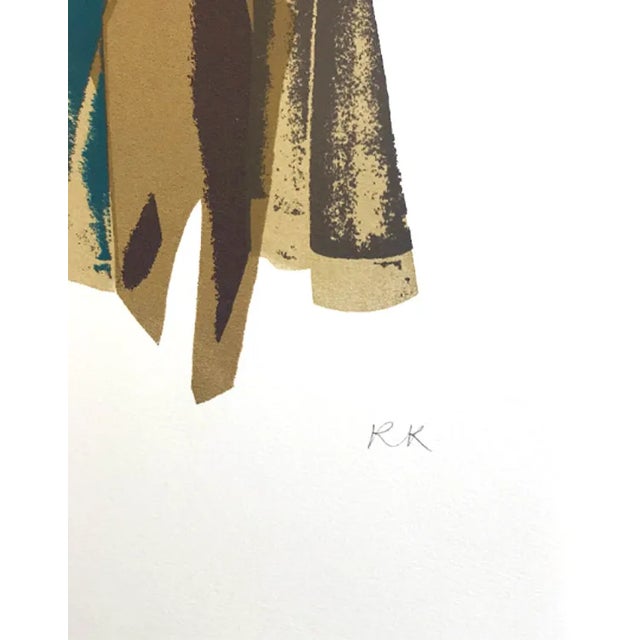 Ronald King Screenprint the Knight’s Horse Signed & Numbered 1978 For Sale - Image 4 of 4