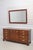 Age: C.1972- Dresser C.1986 - Mirror Details: Finish no.24 Bracket Feet Dovetailed Drawer Construction High Quality...