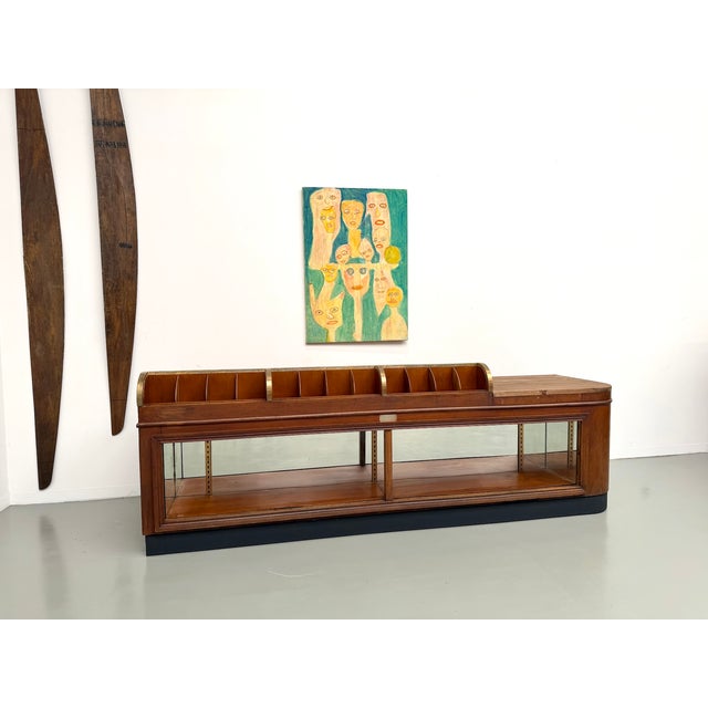 Large Vintage Shop Counter, 1930s For Sale - Image 3 of 18