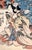 Japanese Two Actors - Japanese Woodblock by Chikanobu Yoshu For Sale - Image 3 of 6