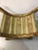 Wood Late 20th Century Giltwood Bench with Pillow and Nailheads For Sale - Image 7 of 8