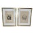 Vintage Paris France Scene Watercolors From Gazette De L’Hotel Drouot Paris / a Pair For Sale