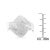 Metal 10K White Gold Diamond Bypass Cluster Ring (1 Cttw, I-J Color, I2-I3 Clarity) - Size 6-1/2 EVS1010 For Sale - Image 7 of 7