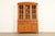 Stickley Style Mission Oak Arts & Crafts Lighted Breakfront Bookcase Cabinet For Sale - Image 18 of 18