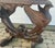 Brown Antique Walnut Carved Spread Wing Eagles Base Marble Top Table For Sale - Image 8 of 12
