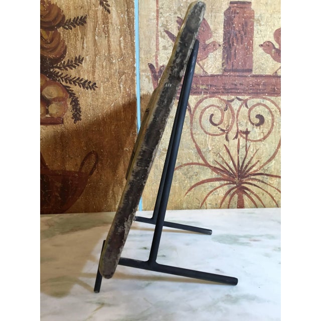 Vintage Ceramic Persian Tile For Sale - Image 4 of 11