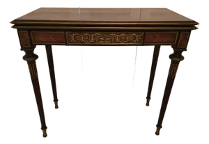 Antique Francois Linke Attributed Flip Top Exotic Table