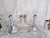 This is an Antique Rare pair of Sterling Silver three-tiered Candelabras by Jakob Grimminger of Schwabisch Gmund, Germany....