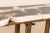 Petrified Wood Console Table with Modern Metal Base For Sale In Atlanta - Image 6 of 12