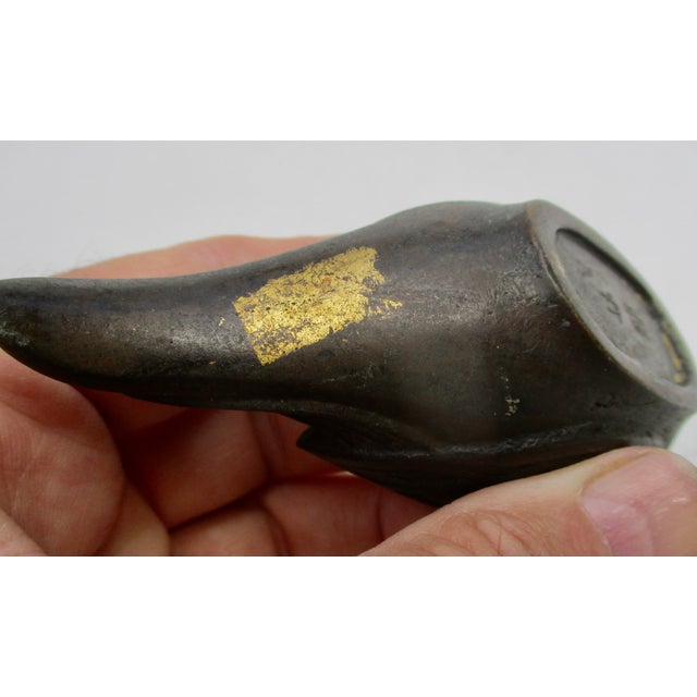 Bronze Japanese Mid Century Bronze Phoenix Incense Burnes For Sale - Image 8 of 9