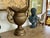 Vintage Brass Urn Vase With Dragon Handles For Sale In Milwaukee - Image 6 of 12