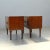 Mid-Century Bedside Tables in Italian Briar Design, 1950s, Set of 2 For Sale - Image 4 of 18