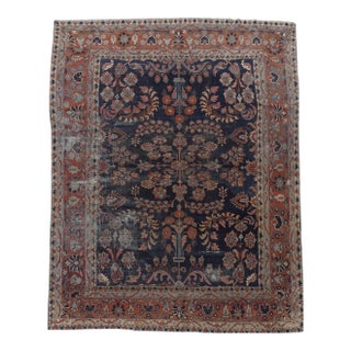 Antique Oriental Rug 9' X 11'5 For Sale