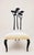 Christopher Guy Set of Six Christopher Guy “Le Jardin” Dining Chairs in Black Matte Lacquered Mahogany For Sale - Image 4 of 9