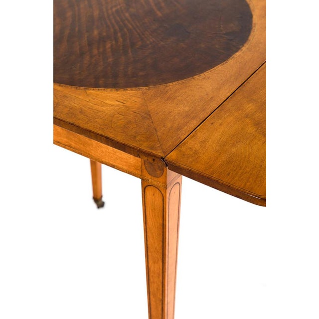 Pembroke Table in Satinwood For Sale - Image 13 of 17