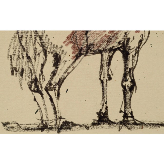 1970s "Mustang" Marker Drawing by Laurence Sisson For Sale - Image 4 of 6