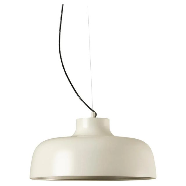 White M68 Pendant Lamp by Miguel Milá For Sale - Image 9 of 9