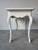 Wood Vintage French Provincial White Painted Foyer Console / Secretary Desk by Auffray & Co. For Sale - Image 7 of 12