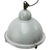 Industrial Industrial Gray Aluminum, Metal and Clear Glass Pendant Lamp For Sale - Image 3 of 5