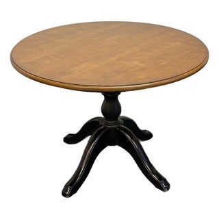 Ethan Allen New Country 42” Round Dining Table For Sale